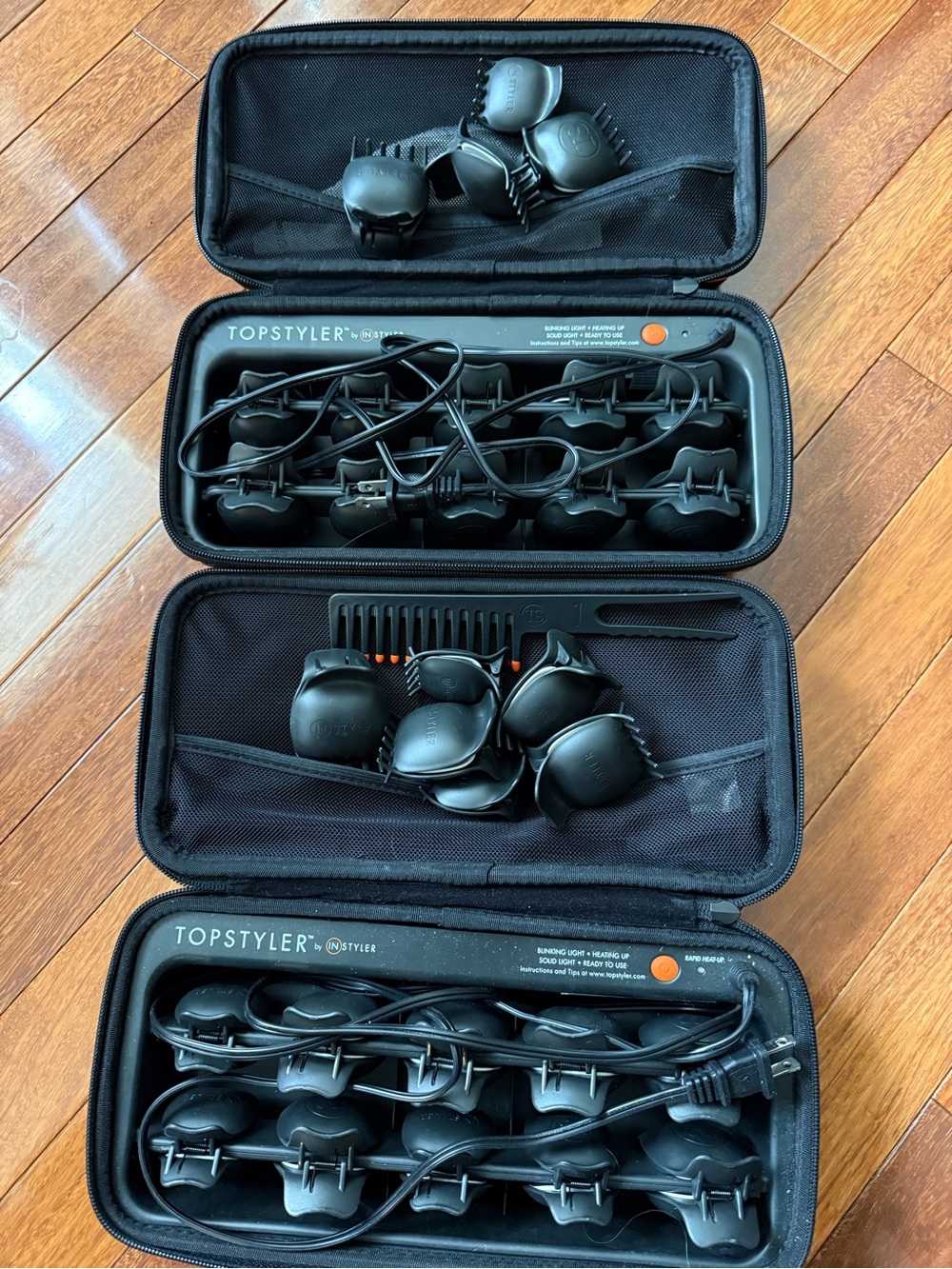 TopStyler Heated Hair Rollers Set in Black
